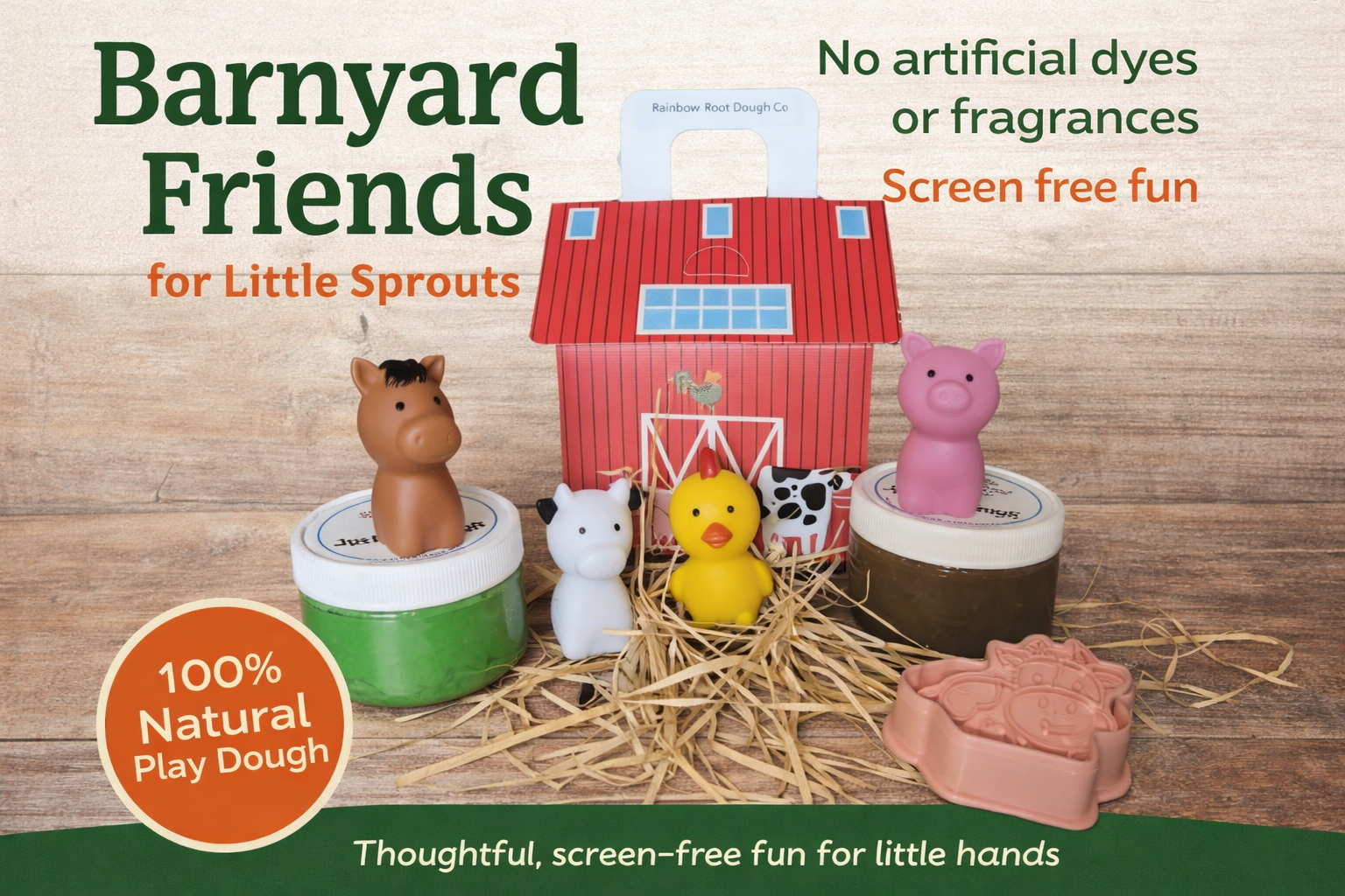 Barnyard Friends Jr Sensory Dough Kit