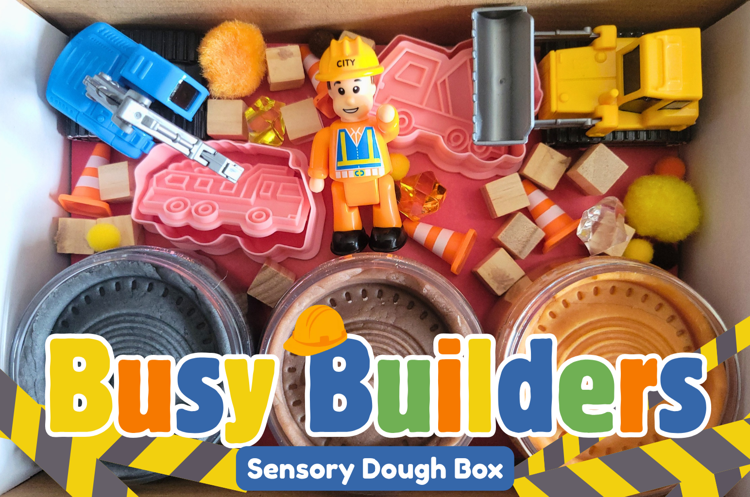 Busy Builders Sensory Dough Kit